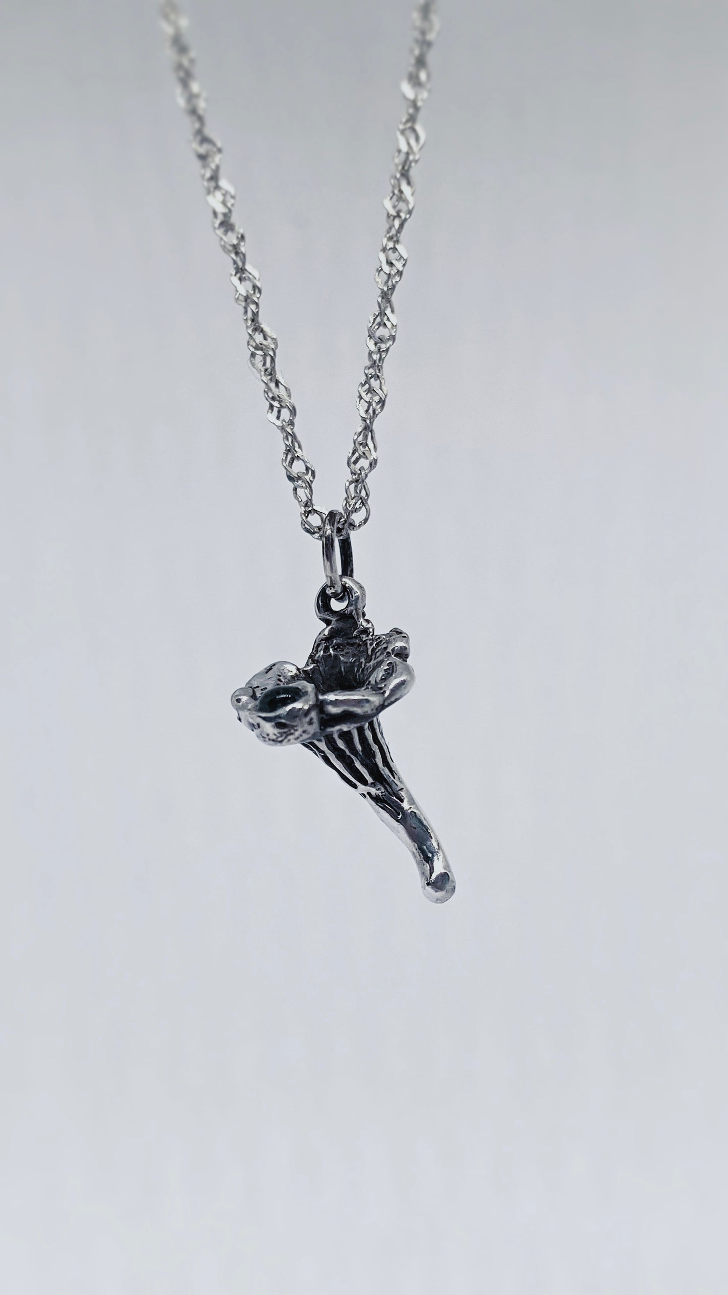 mushroom pendant // 'dewy agarica'