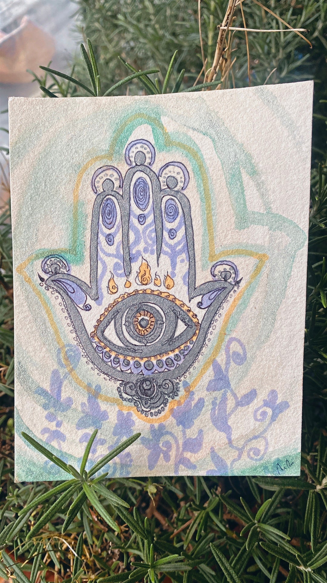 hamsa card II🪬