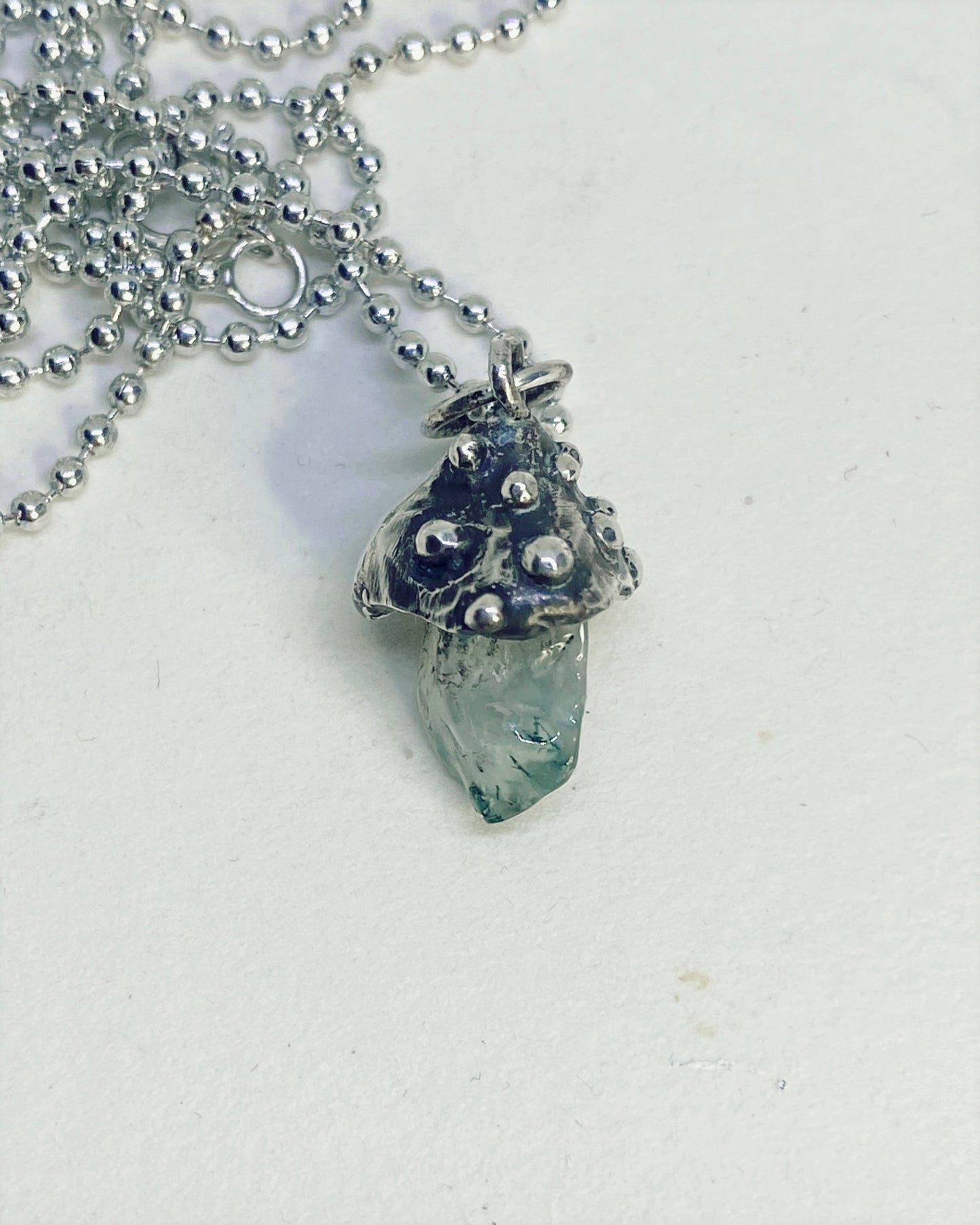 ꩜ volua mini ꩜ toadstool I { moss agate }