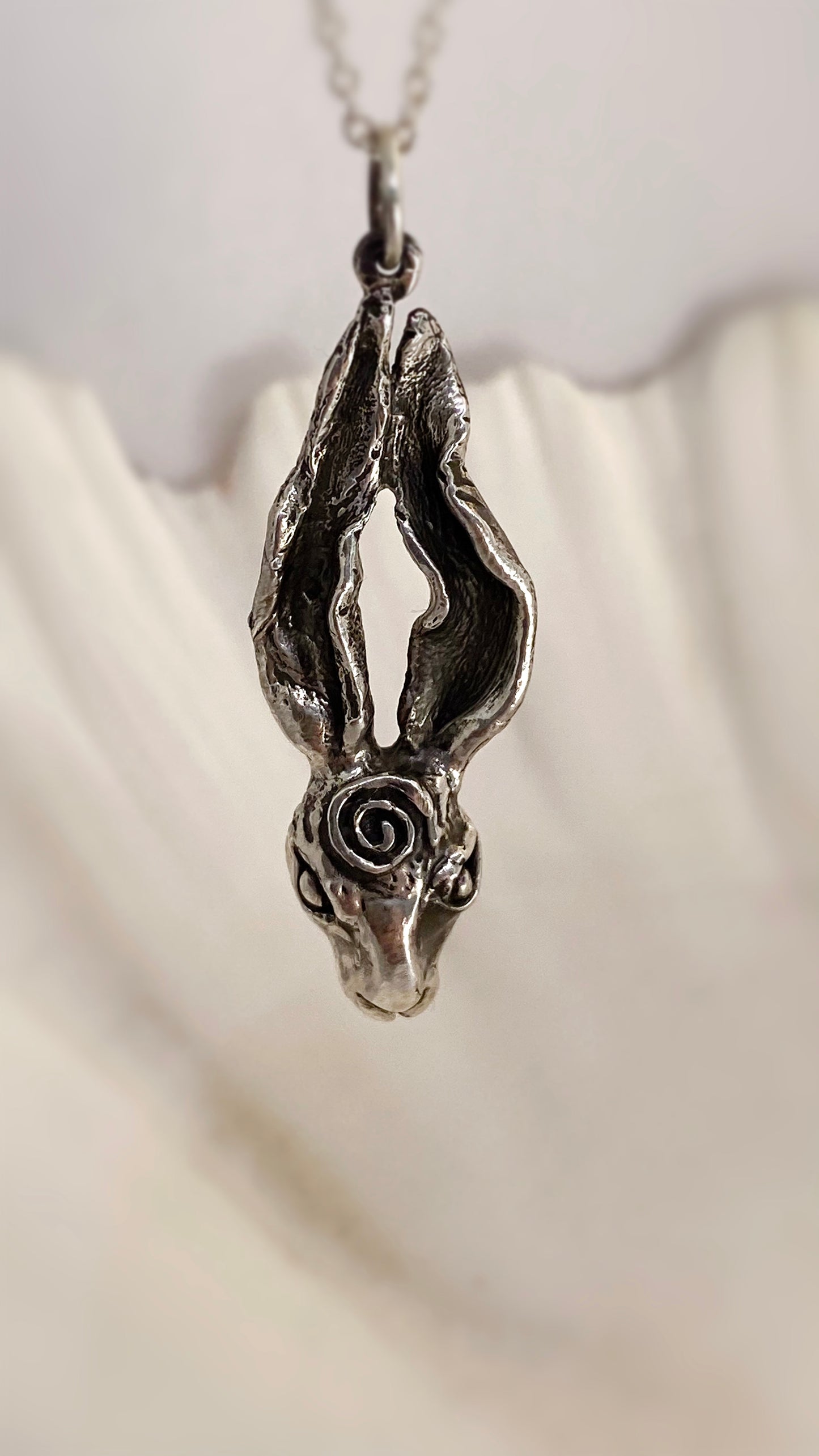 hare pendant // 'whisperer'