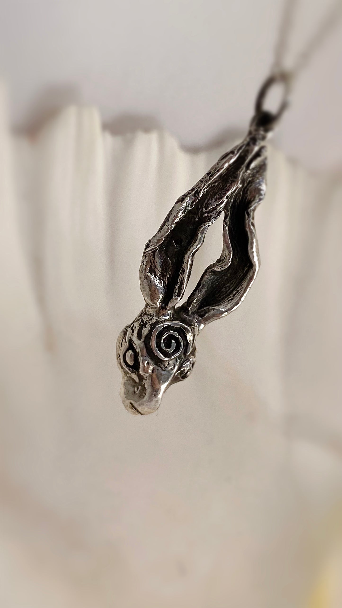 hare pendant // 'whisperer'