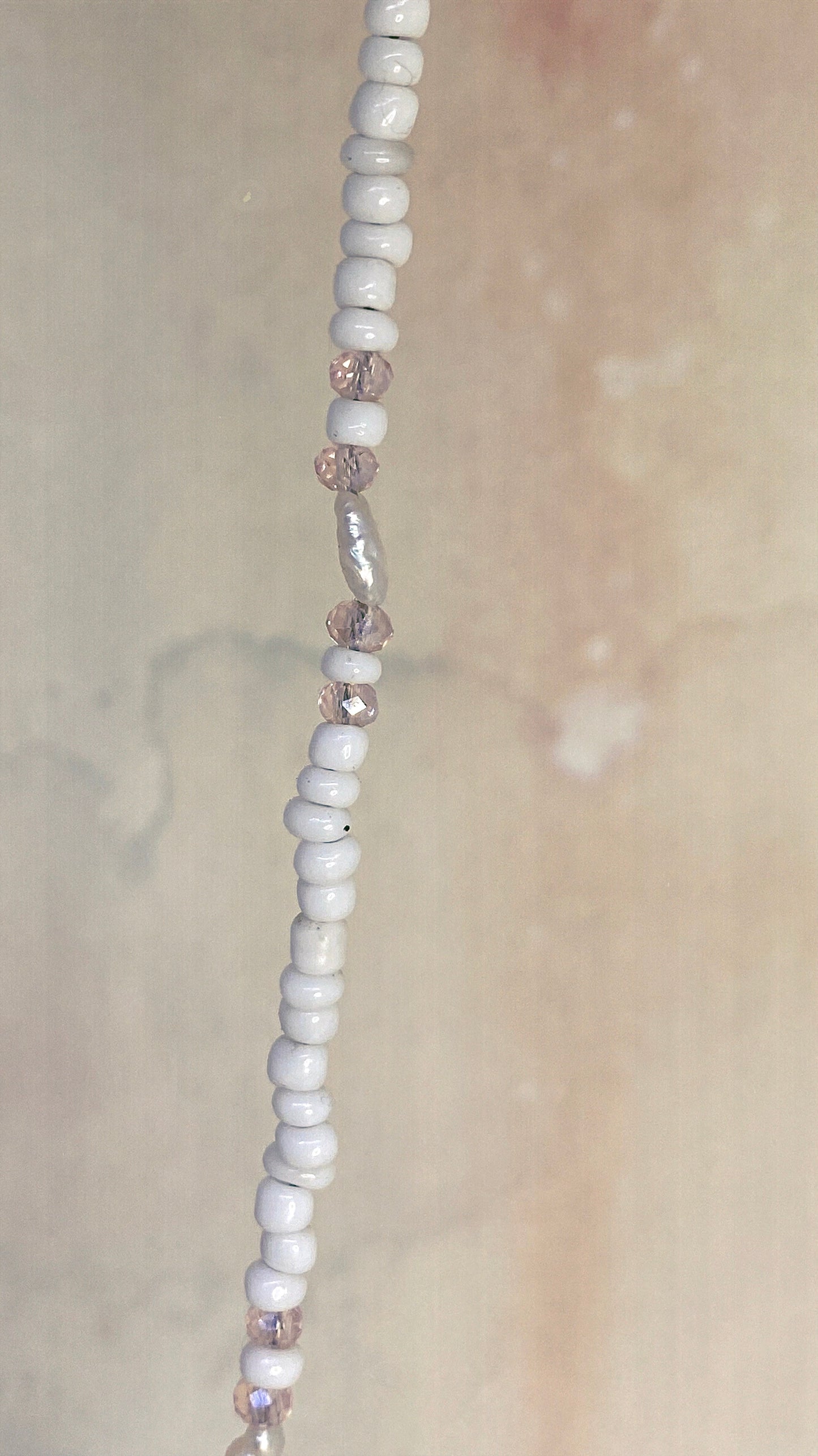 vintage silver dainty pony & freshwater pearls