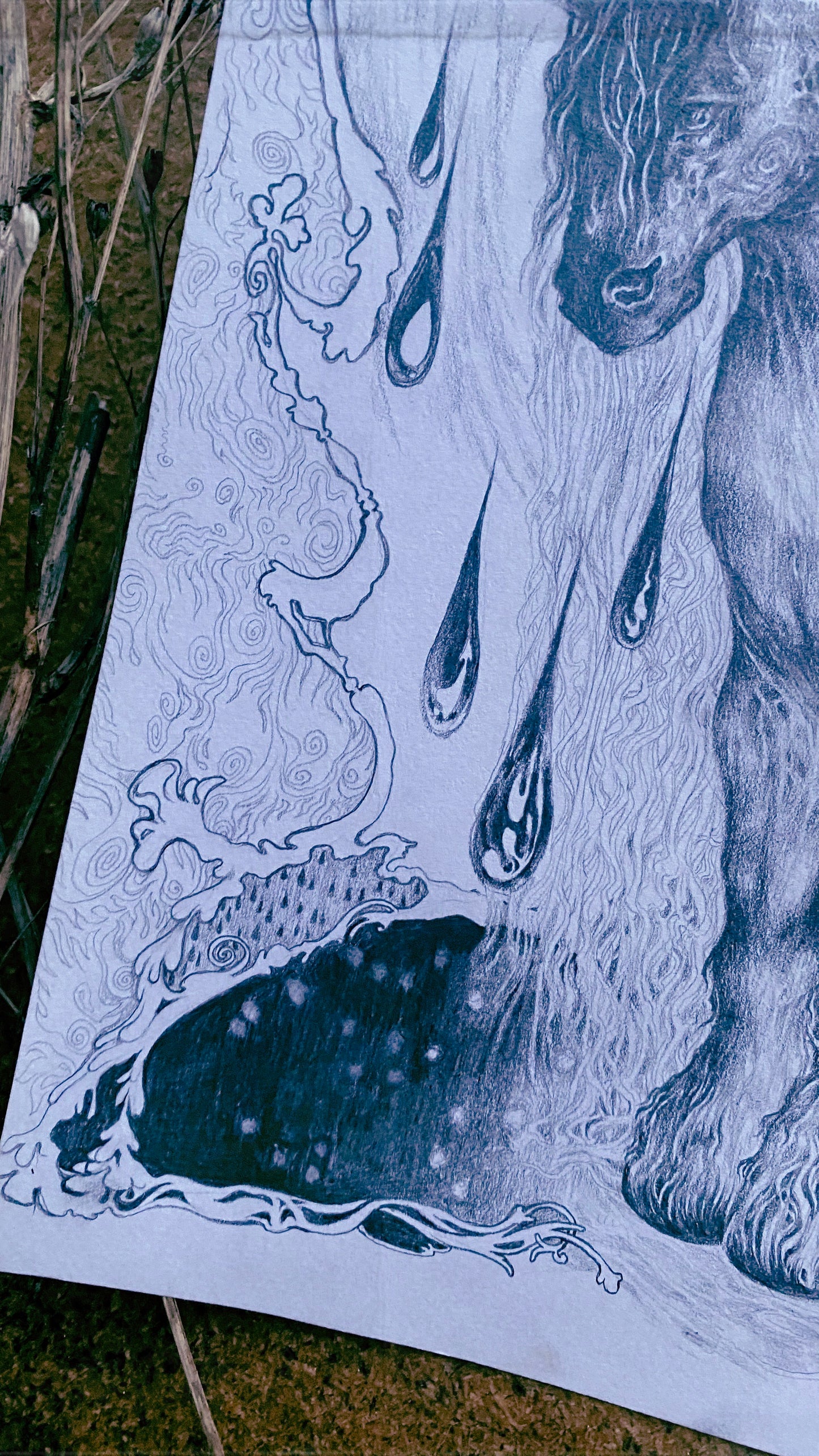 (Sagittarius) Flame Keepers // Original Drawing