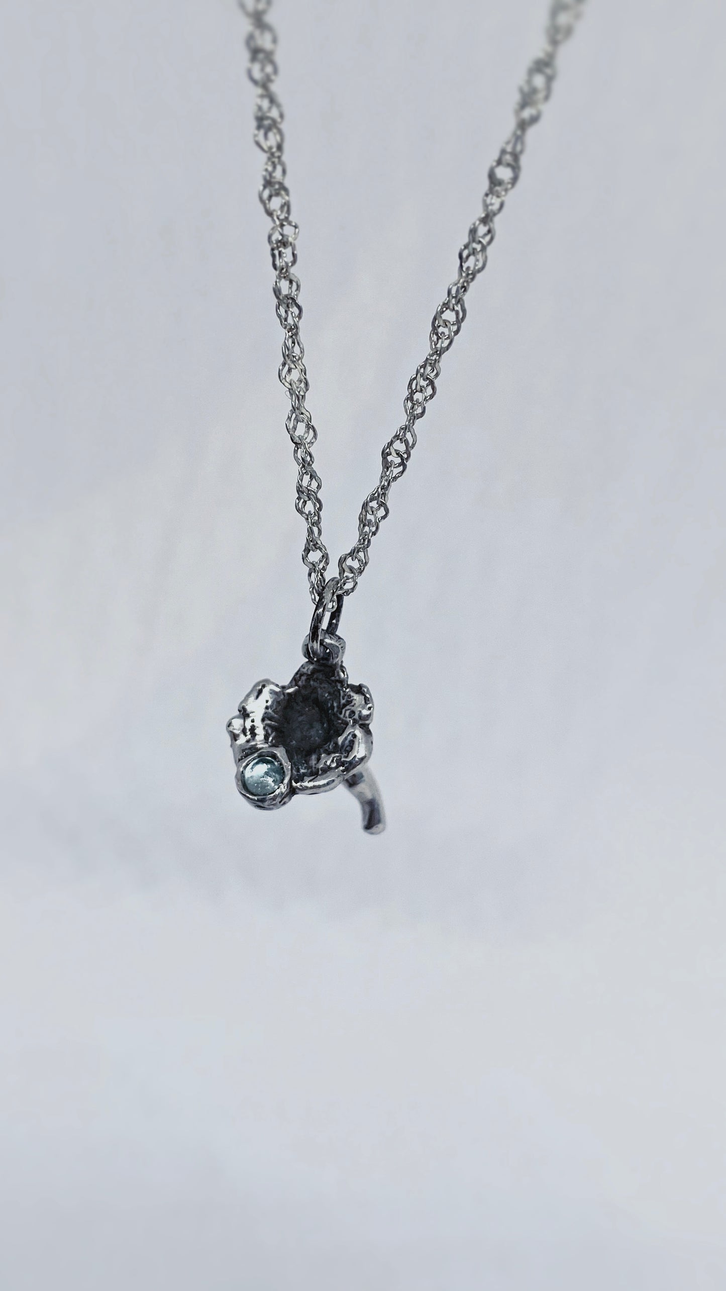 mushroom pendant // 'dewy agarica'