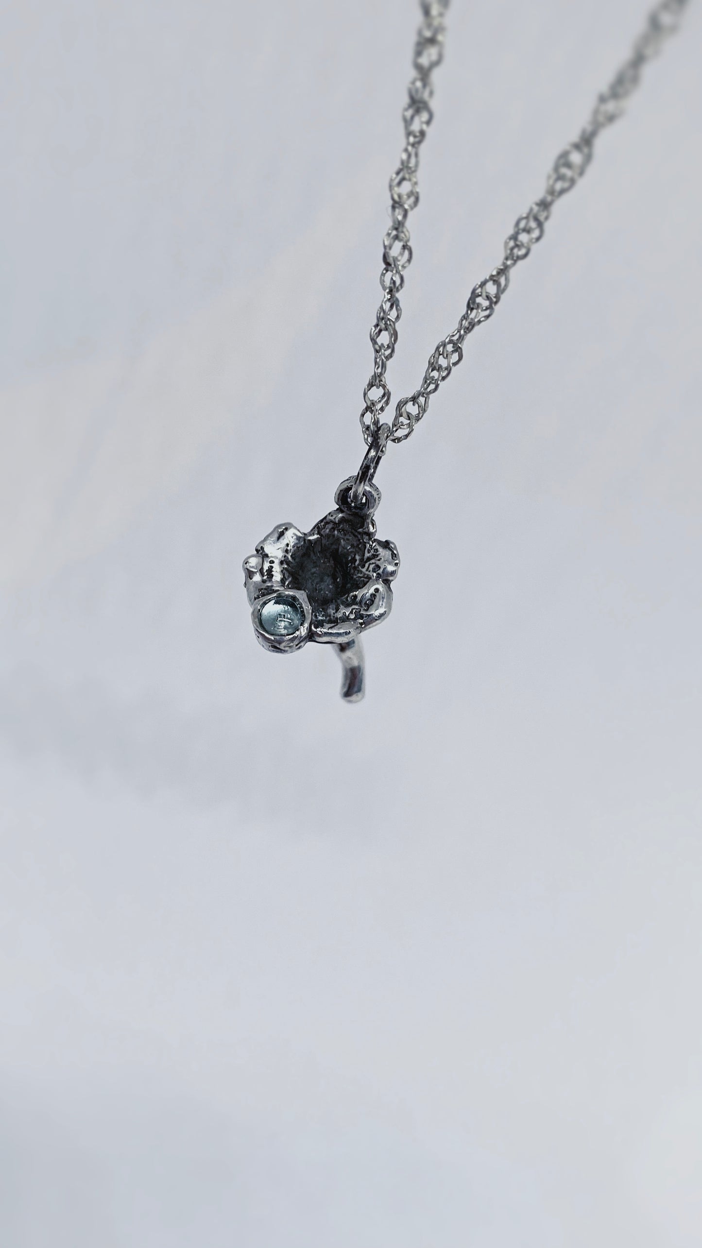 mushroom pendant // 'dewy agarica'