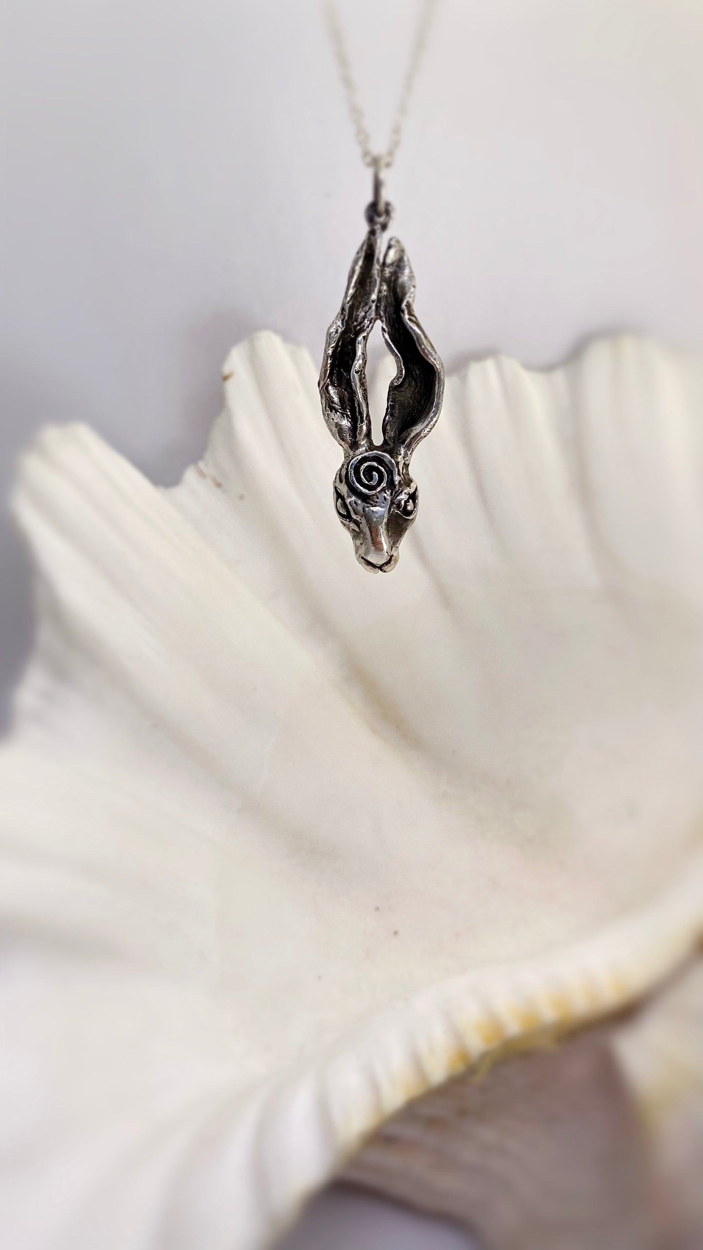 hare pendant // 'whisperer'