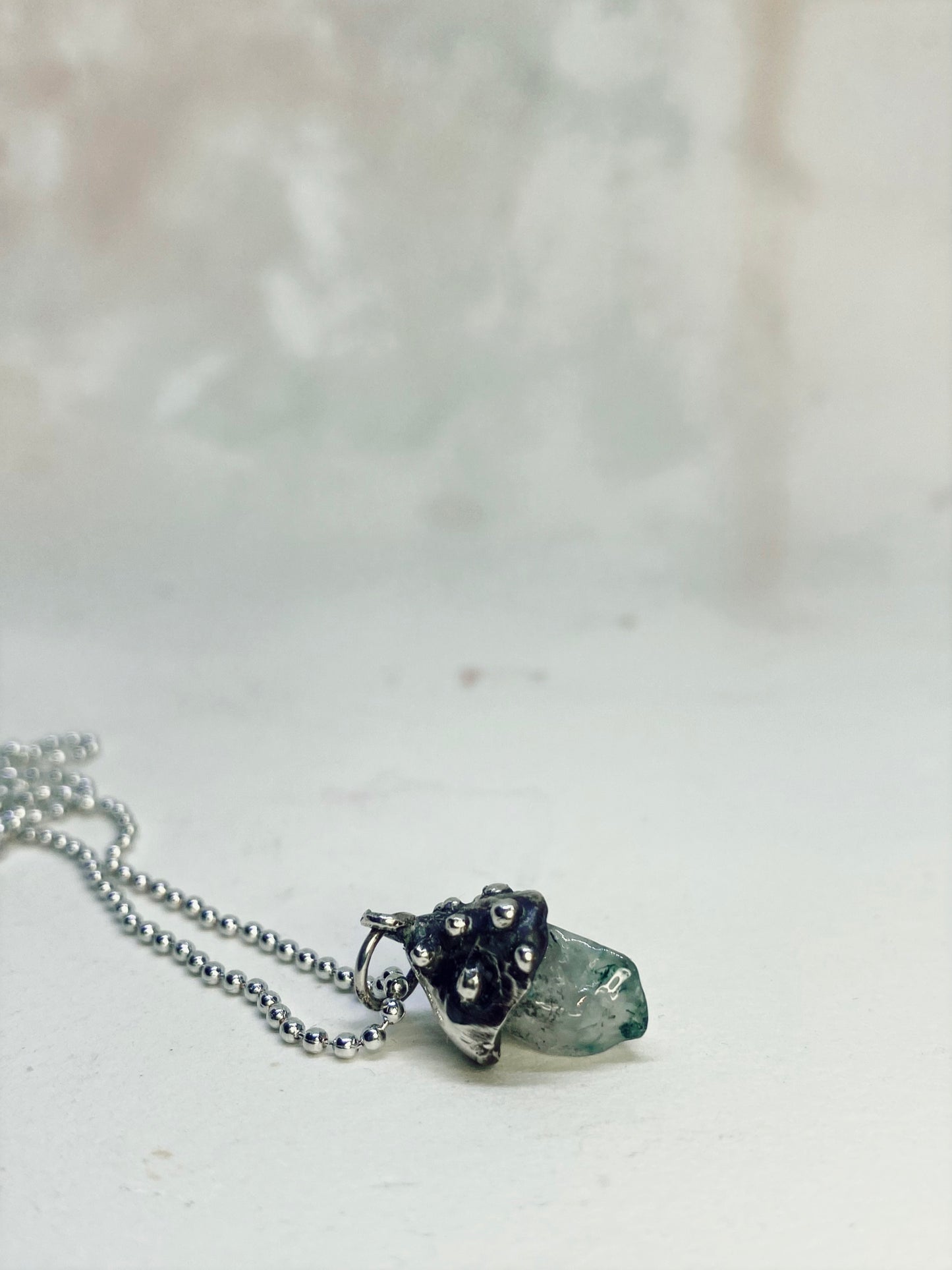 ꩜ volua mini ꩜ toadstool I { moss agate }