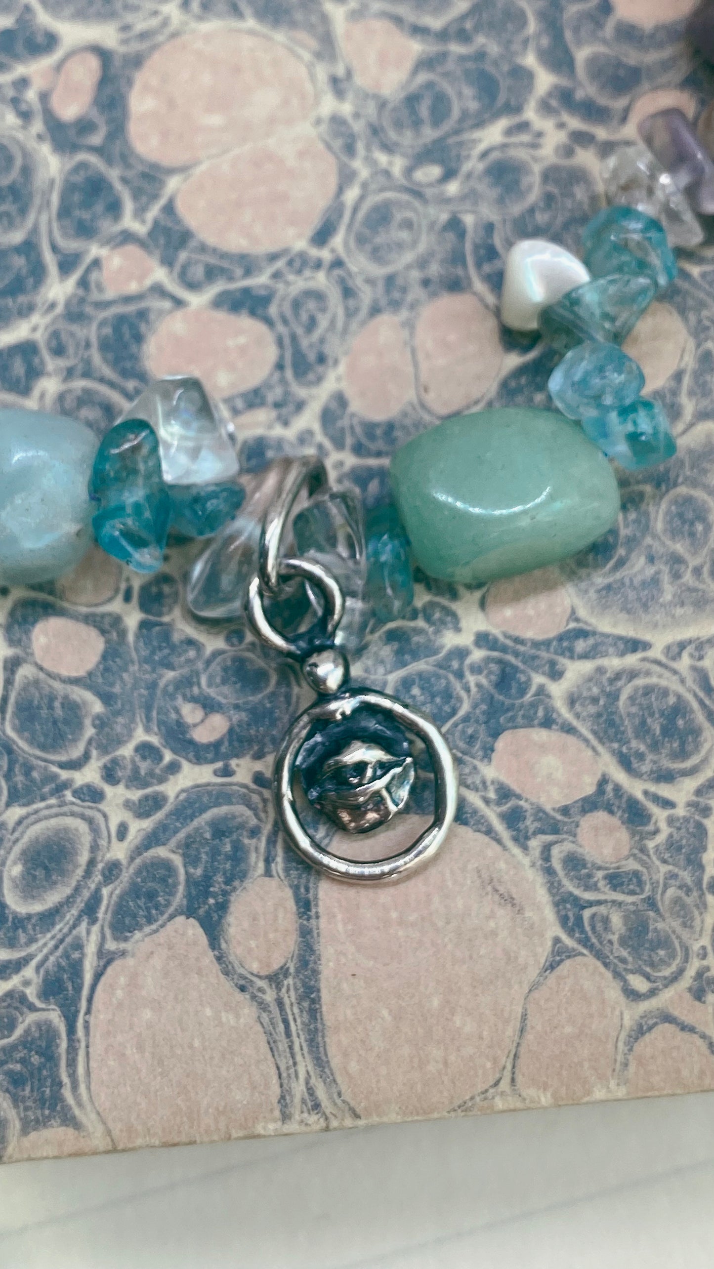 mini eye spiral on gem chakra gradient 𓅪 corvina 𓅪