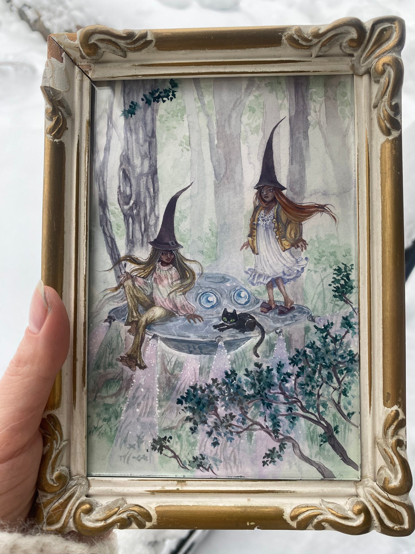 hijackers // framed original art