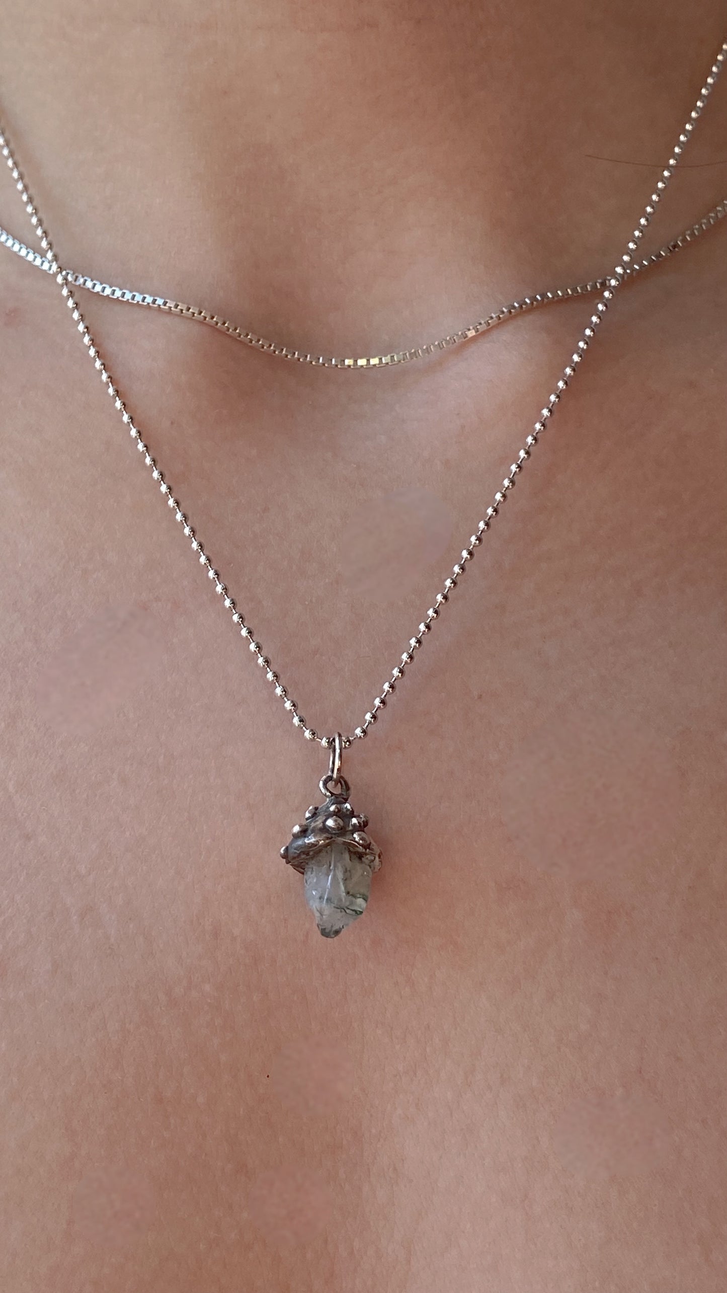 ꩜ volua mini ꩜ toadstool I { moss agate }