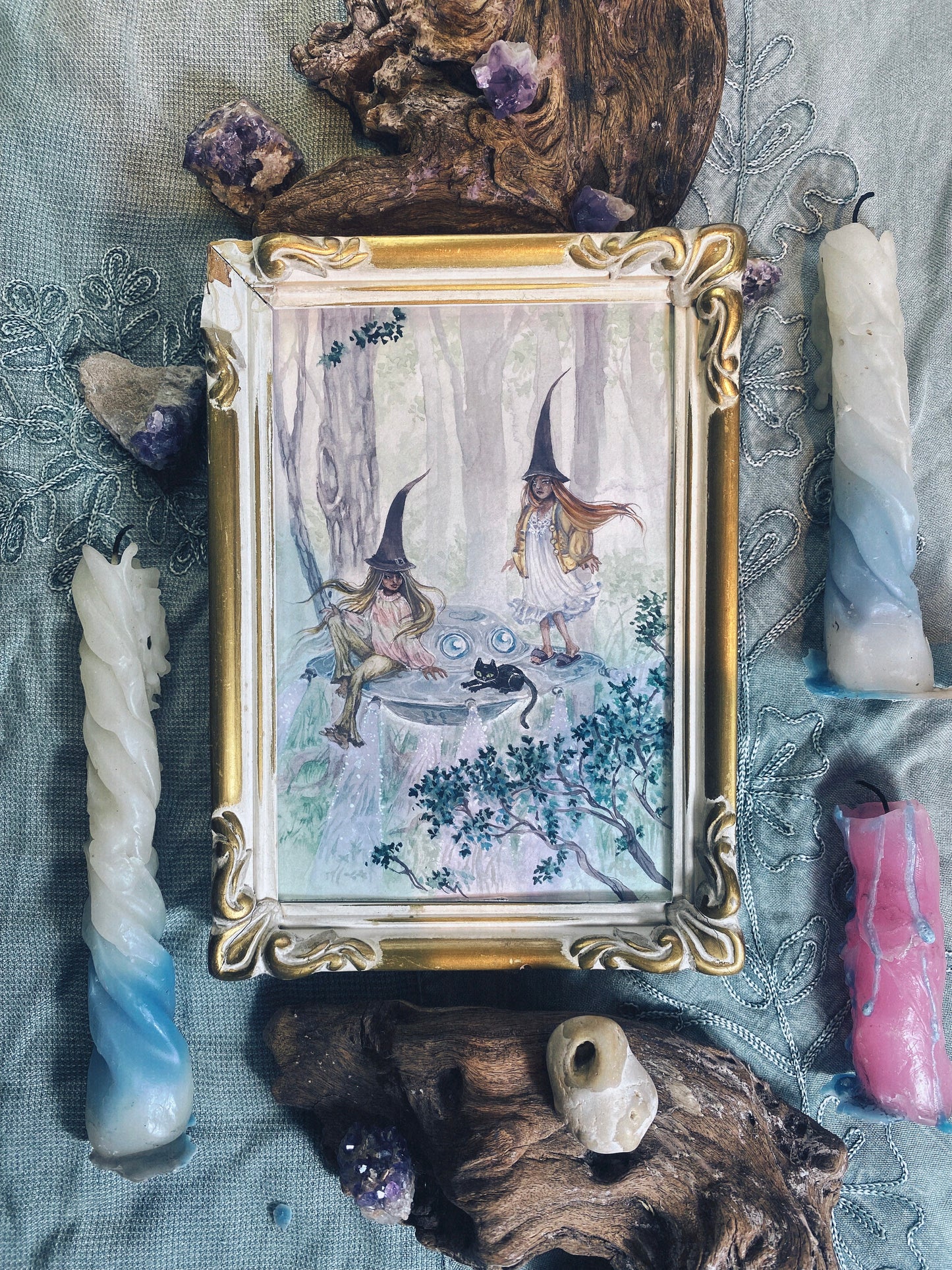 hijackers // framed original art