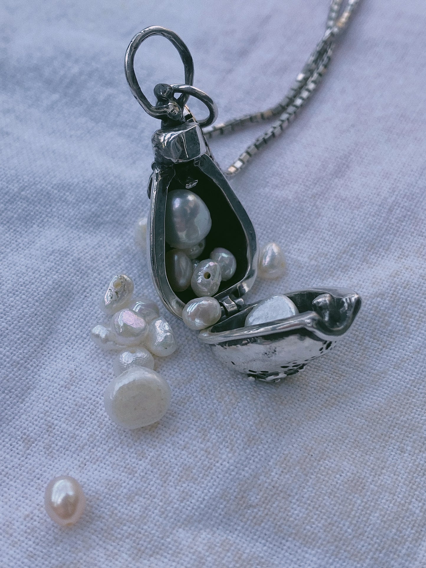 herbalist's silver locket // pomander