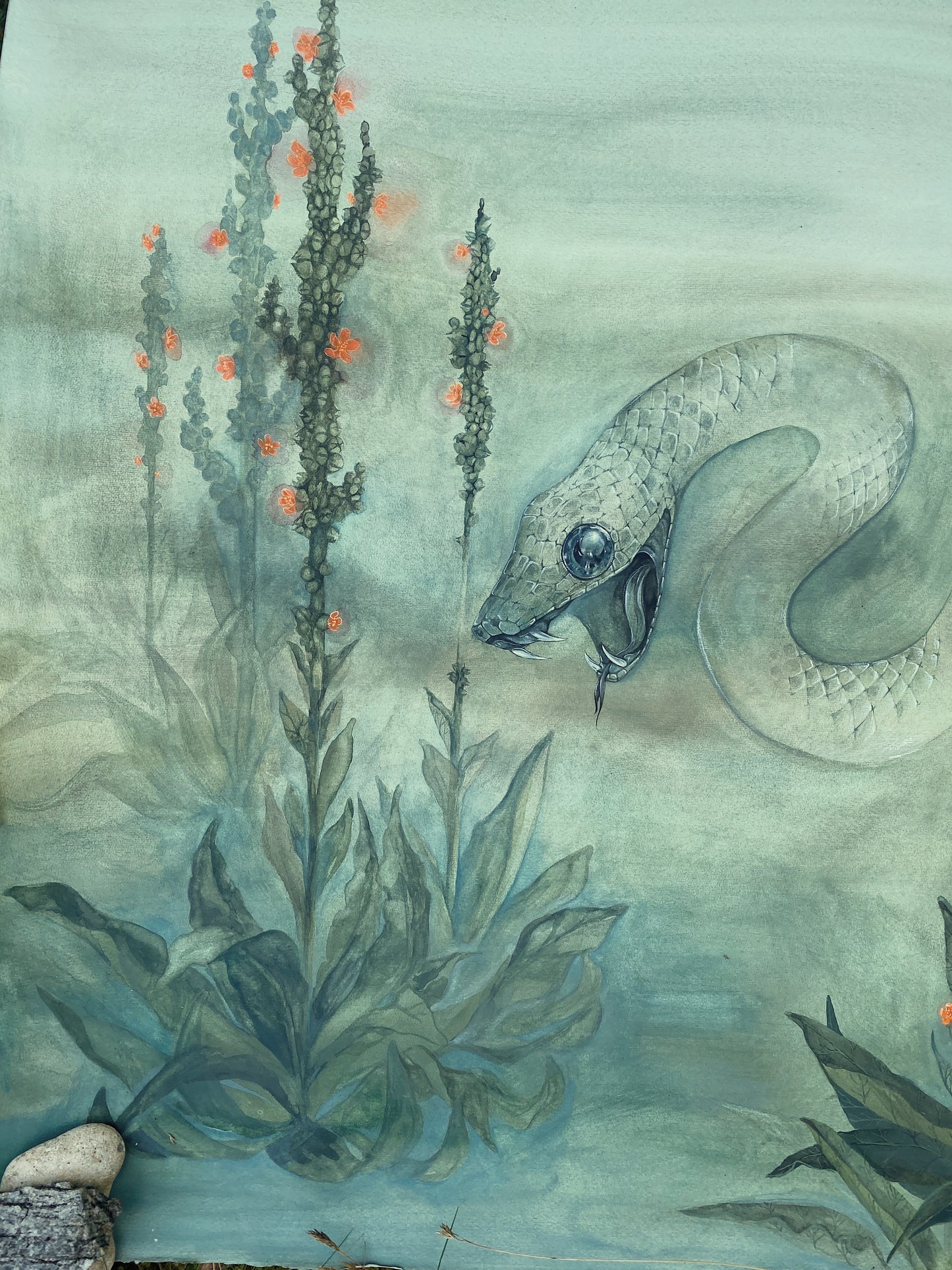 original art // mullein