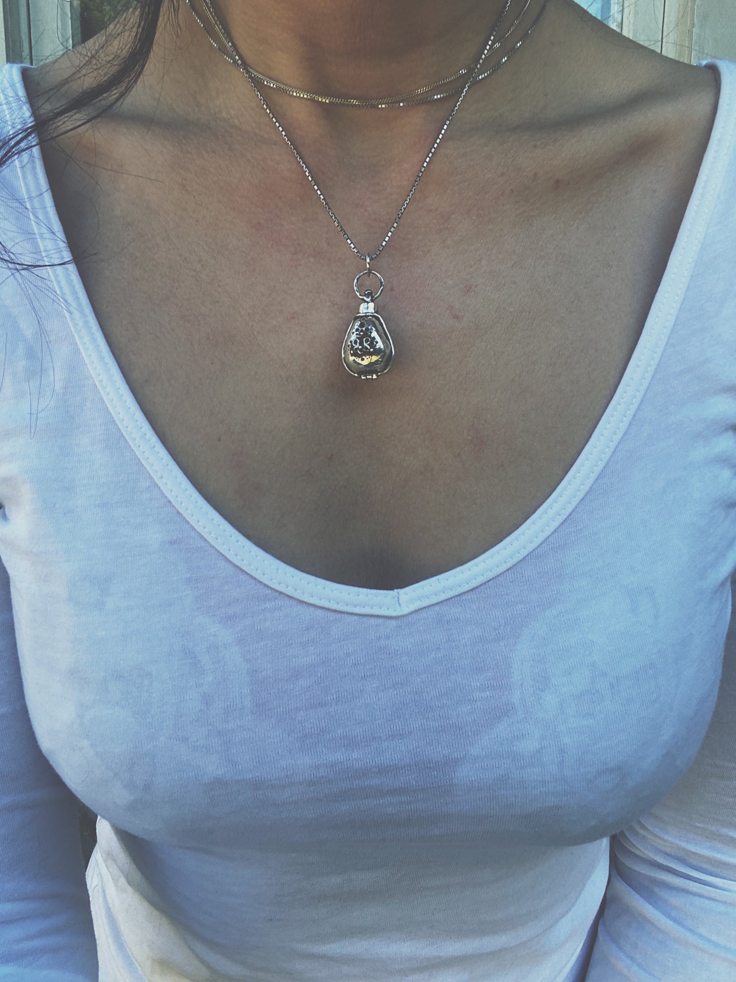 herbalist's silver locket // pomander