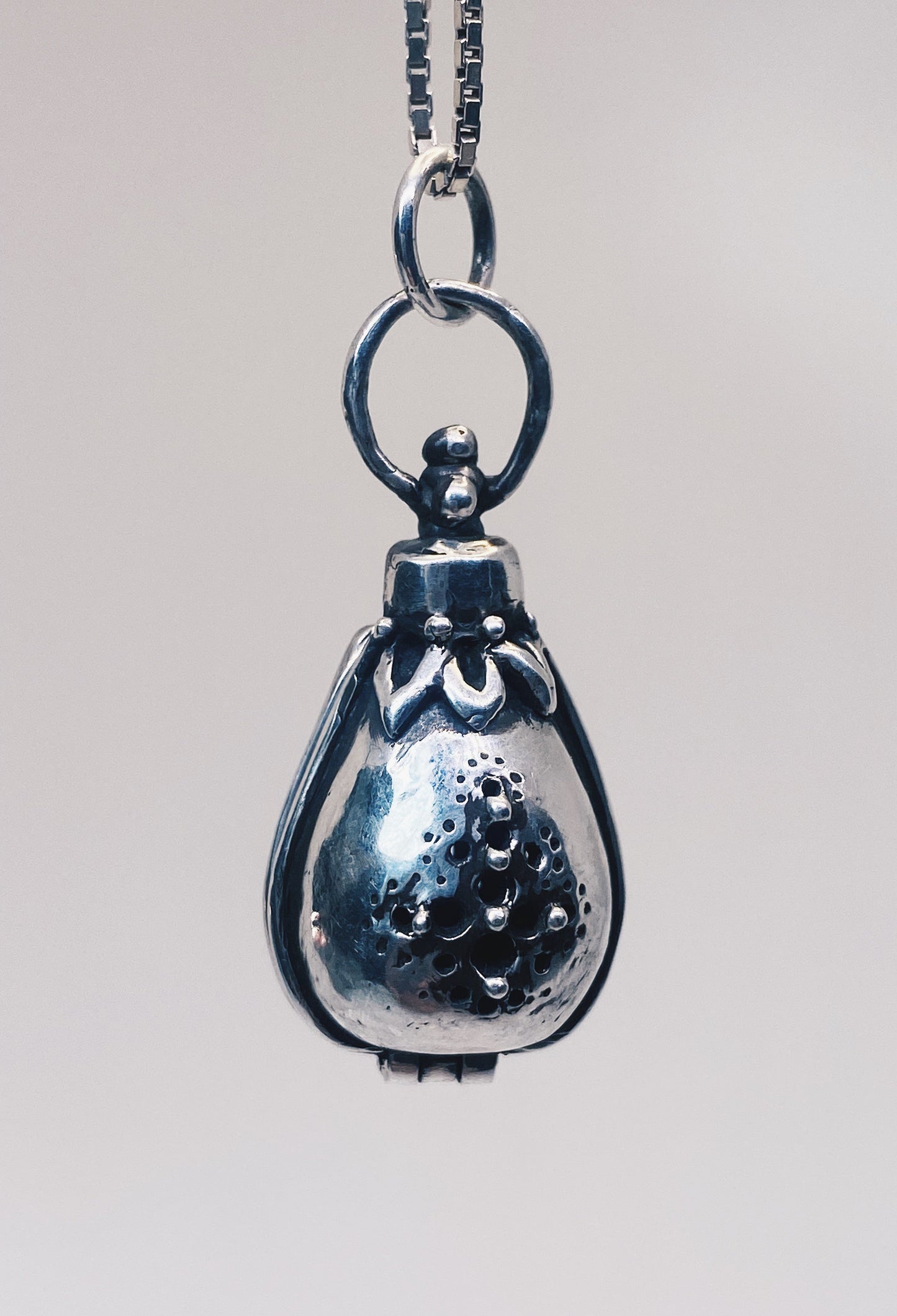 herbalist's silver locket // pomander