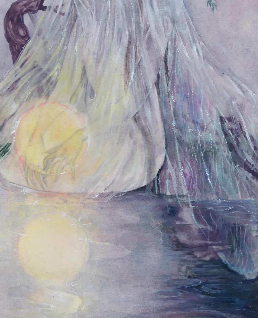 'light of the morning moon' original art