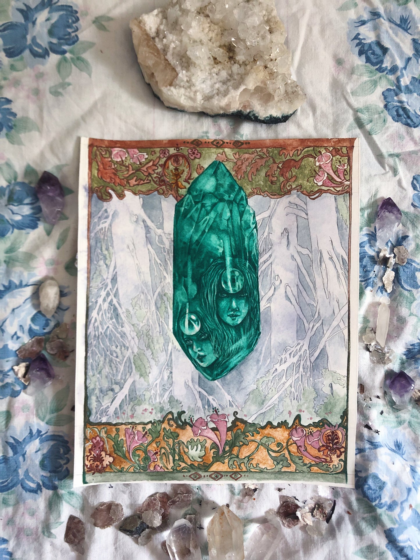 'green guardians' original art
