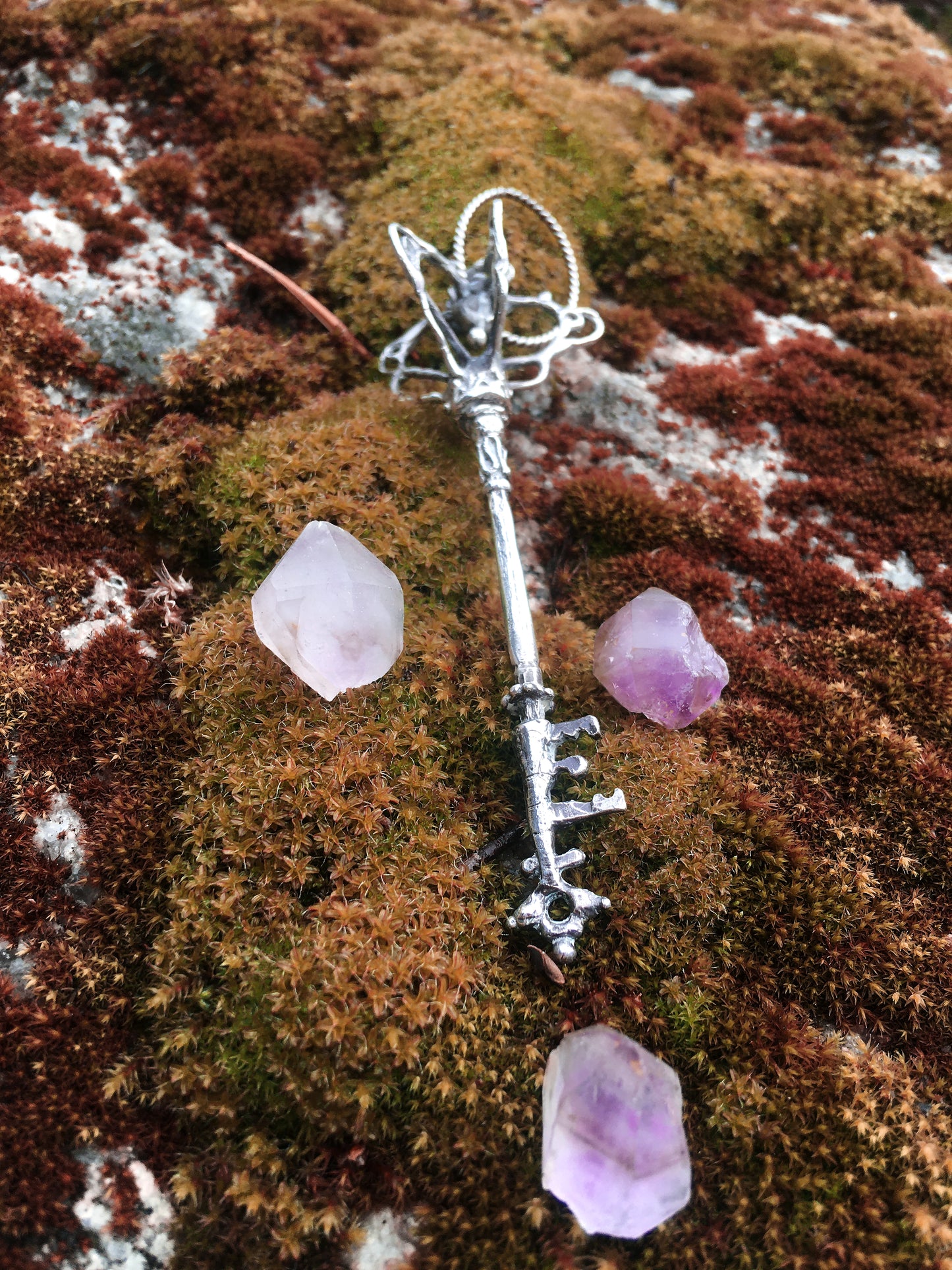 clavicula // silver key pendant – handcrafted sterling silver key necklace, gothic artisan jewellery
