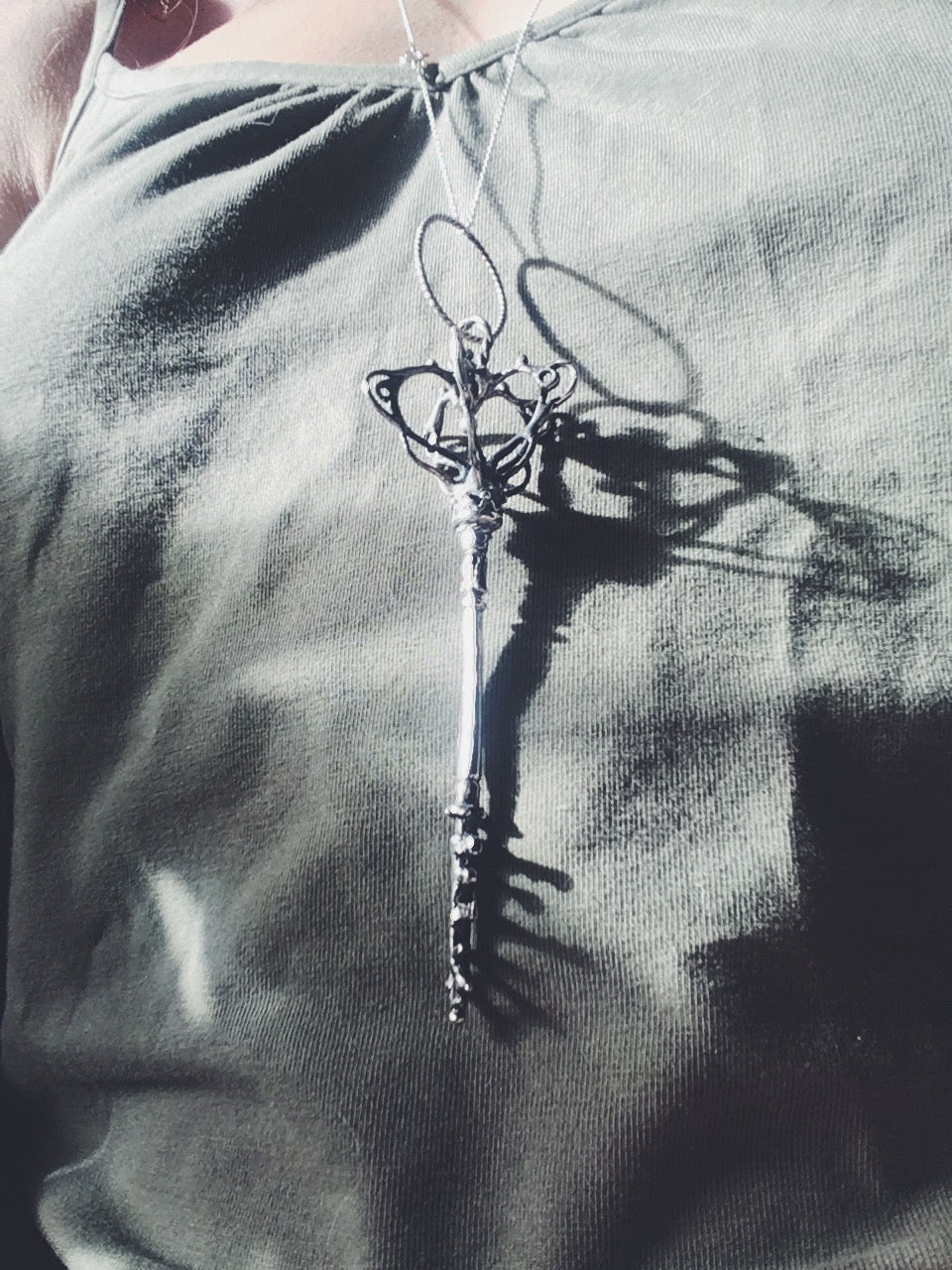 clavicula // silver key pendant – handcrafted sterling silver key necklace, gothic artisan jewellery