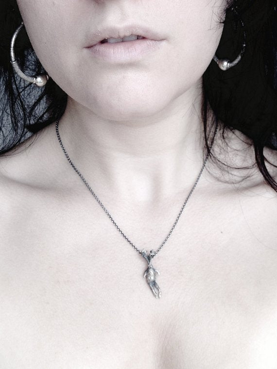 mandrake charm pendant // mandragora