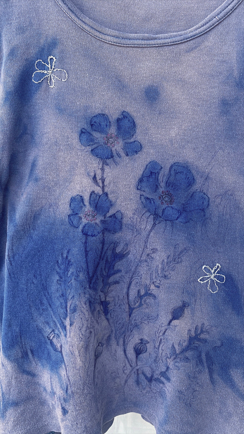 blue poppies