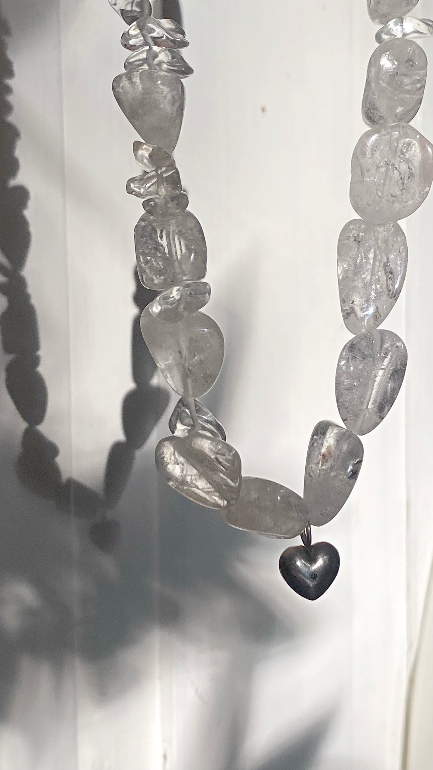 clear quartz silver love radiant