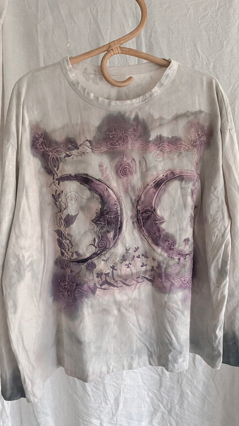 double crescent cloudy garden bell sleeve