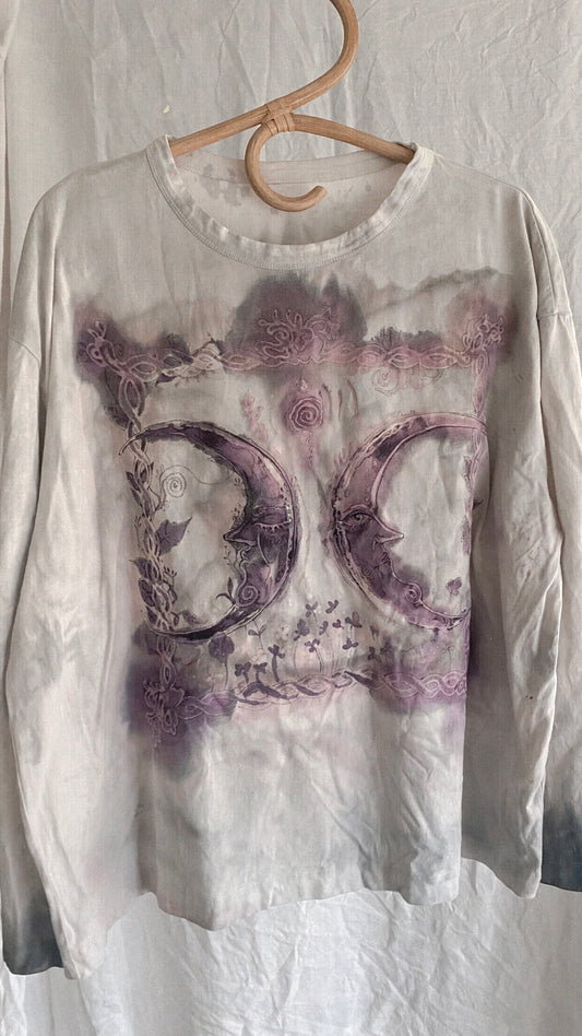double crescent cloudy garden bell sleeve