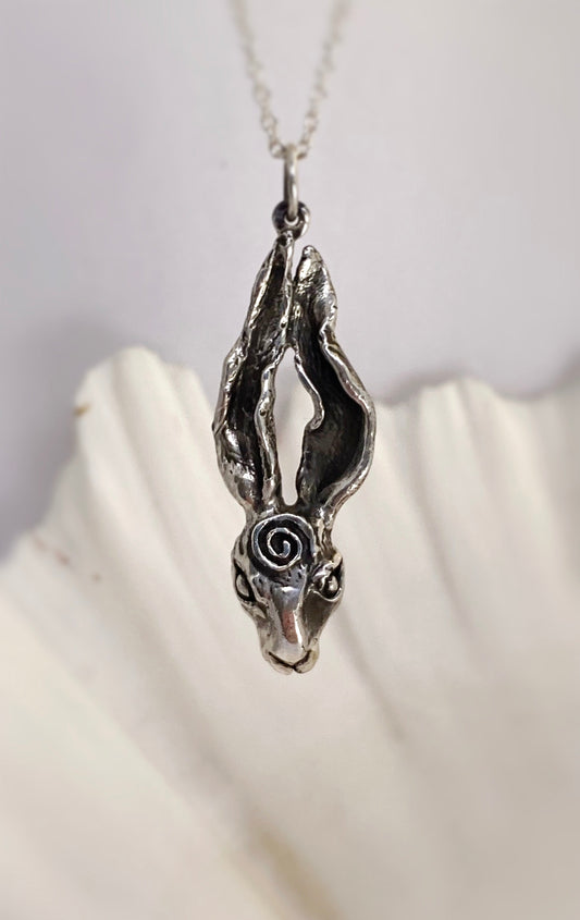 hare pendant // 'whisperer'