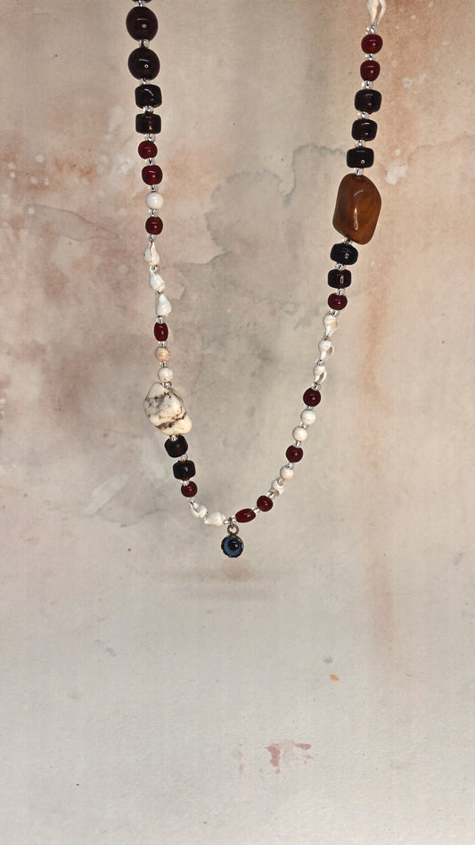 🧿 ward with agate, shell and howlite