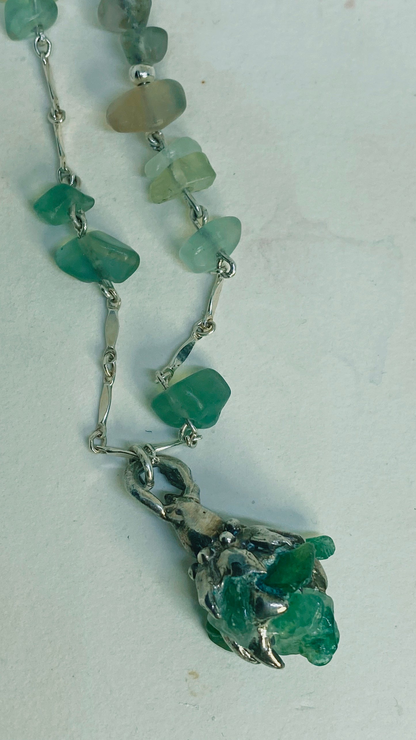 /prototype/ ꩜ volua ꩜ enchanted pinecone prototype (aventurine & fluorite)