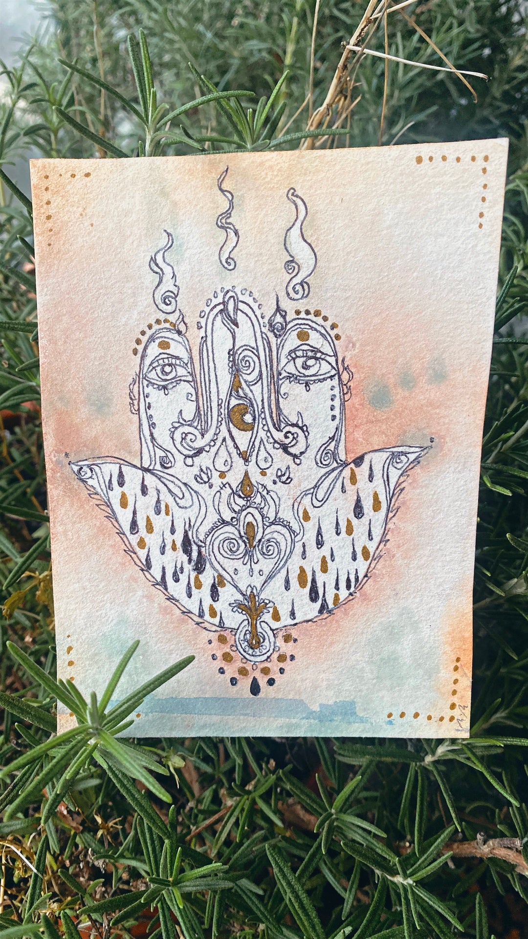 hamsa card I🪬