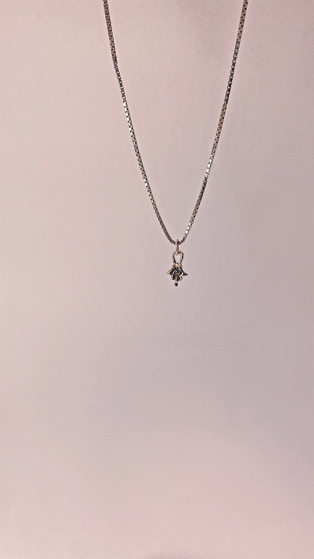 mini hamsa I // inanna ishtar goddess fatima miriam silver hand charm