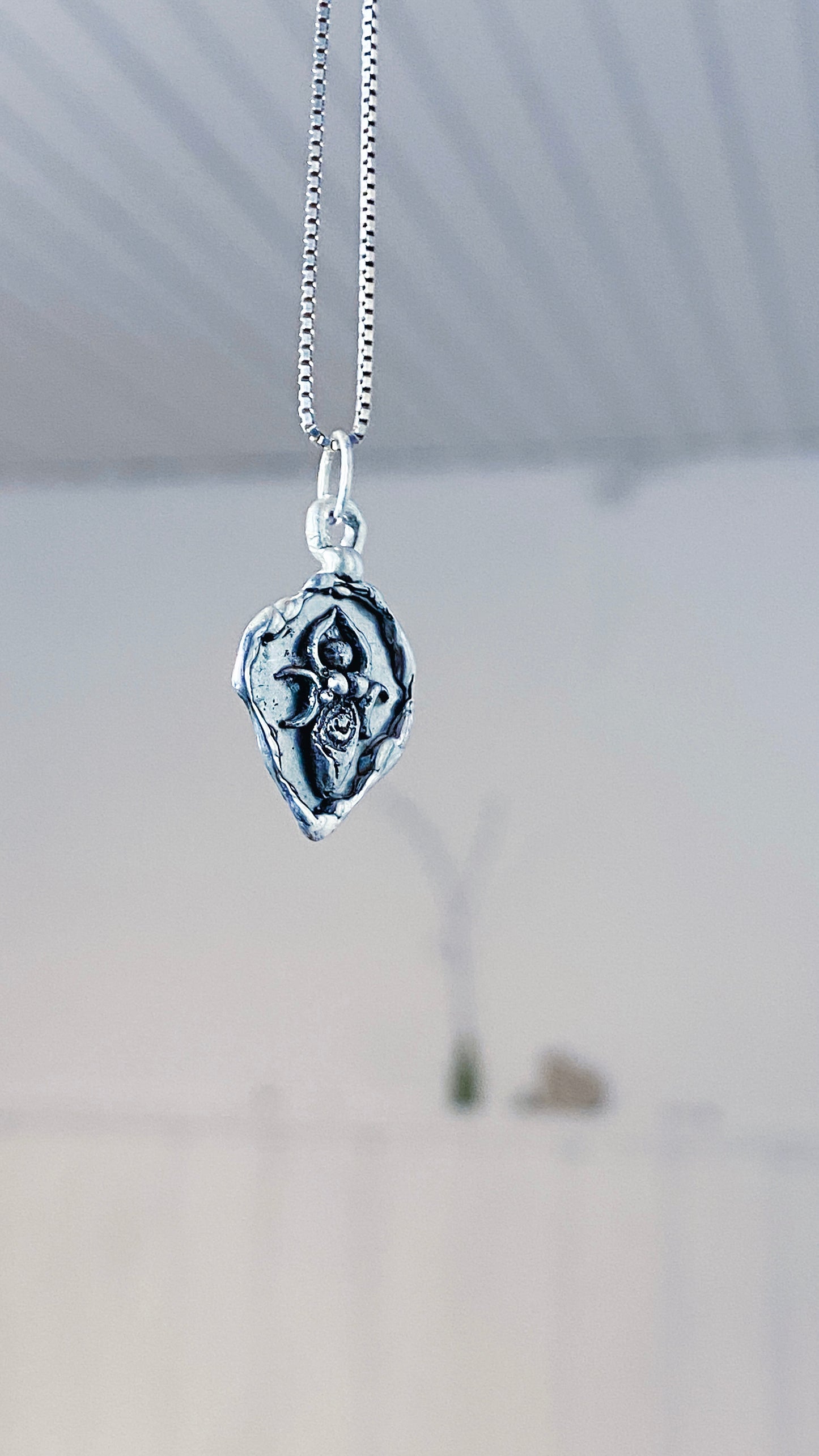 ancestral moon goddess II // silver coin one of a kind medallion