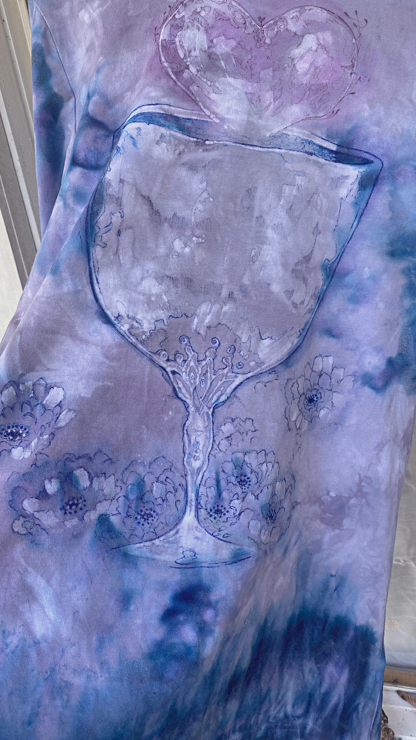 heart goblet long sleeve tee