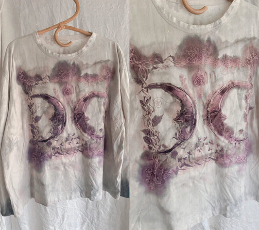double crescent cloudy garden bell sleeve