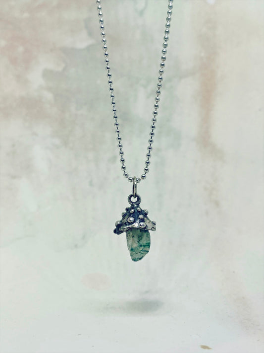 ꩜ volua mini ꩜ toadstool I { moss agate }
