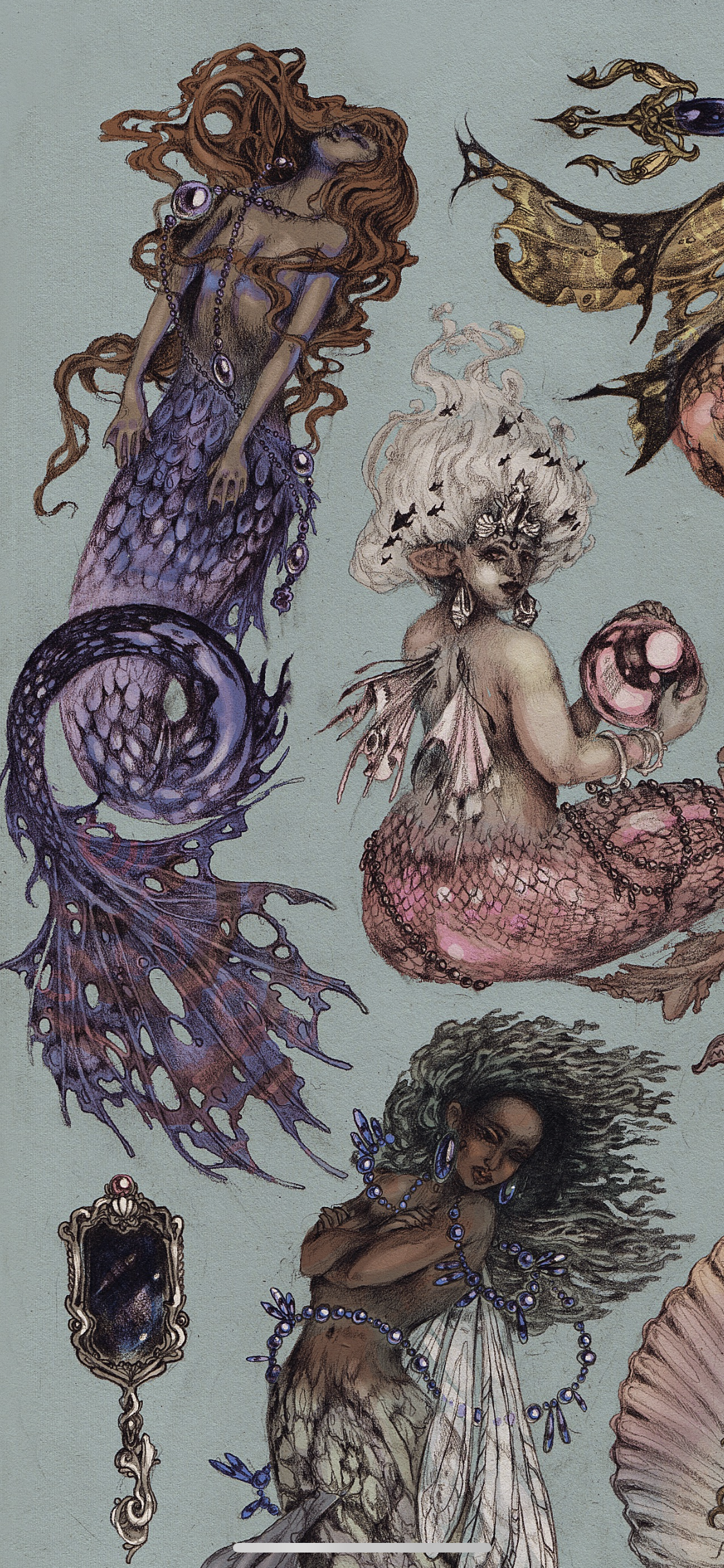 ‘mermaids' // art print