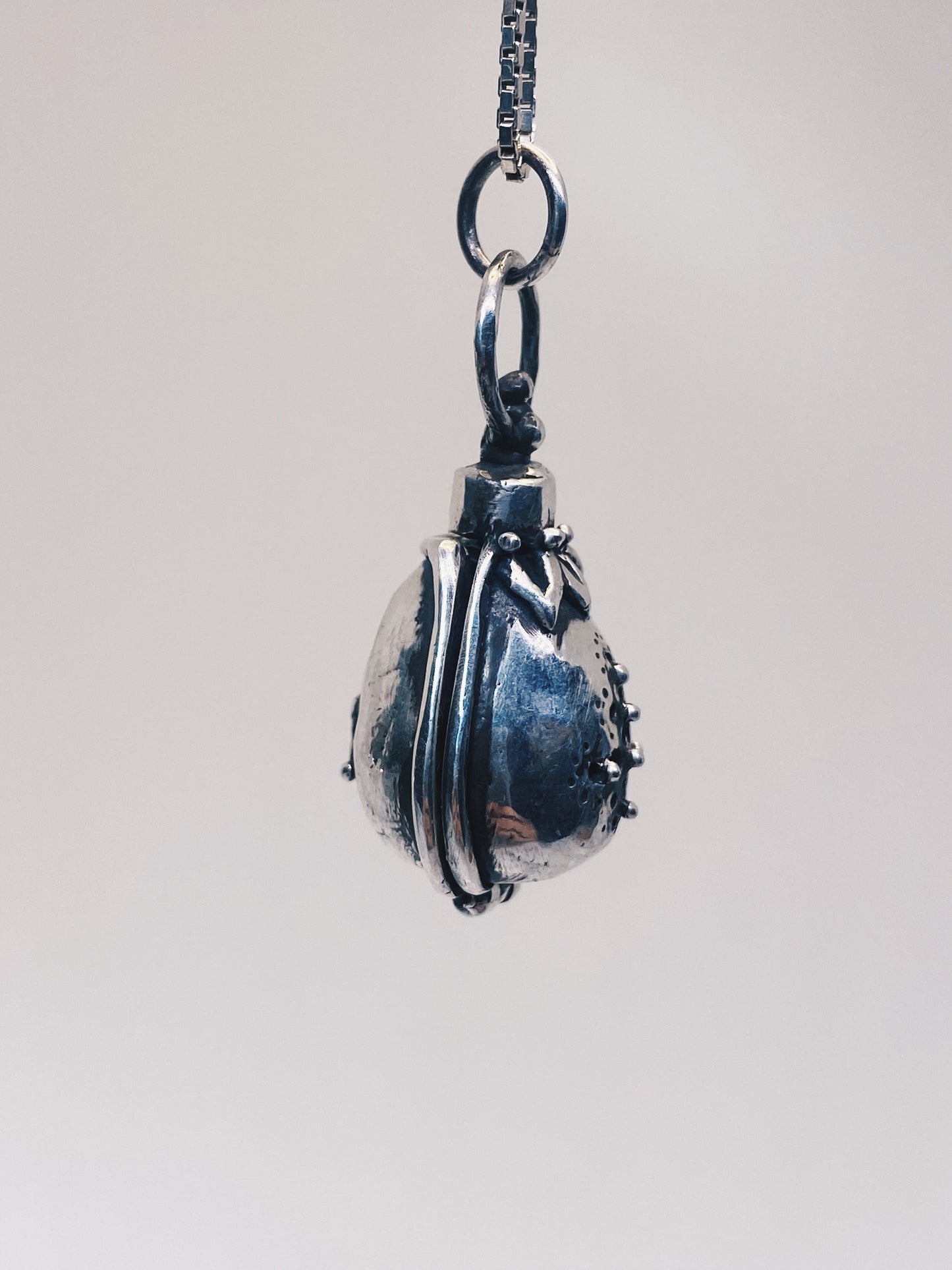 herbalist's silver locket // pomander