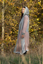 Load image into Gallery viewer, chrysalis II hoodie // grey and pastelle