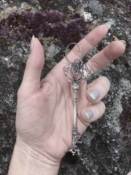 clavicula // silver key pendant
