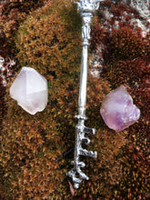 Load image into Gallery viewer, clavicula // silver key pendant