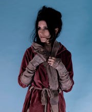 Load image into Gallery viewer, rusty velvet one of a kind hoodie // chrysalis