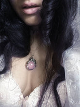 Load image into Gallery viewer, lindworm II // silver &amp; quartz sphere pendant