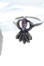 Load image into Gallery viewer, marquise fan ring // &#39;all seeing eye of cat&#39;